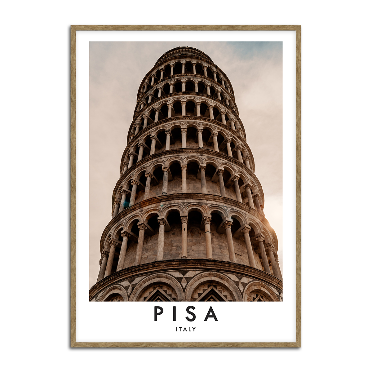 Pisa Italy Metal  Wall  Art Print