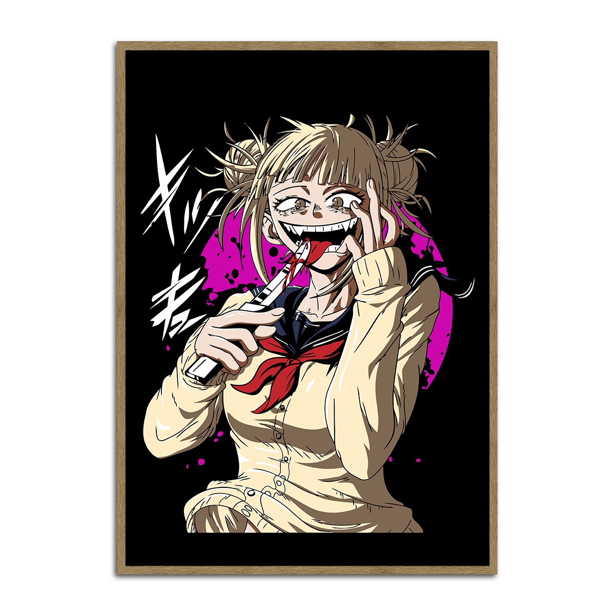 Himiko Toga Metal Wall Art