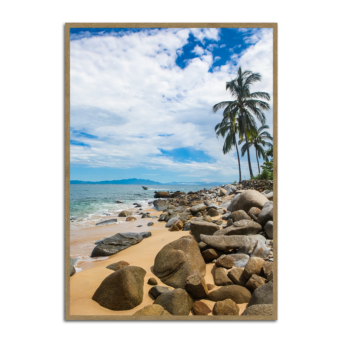 Tranquil Shores Beach Wall Art – HD Metal Wall Art