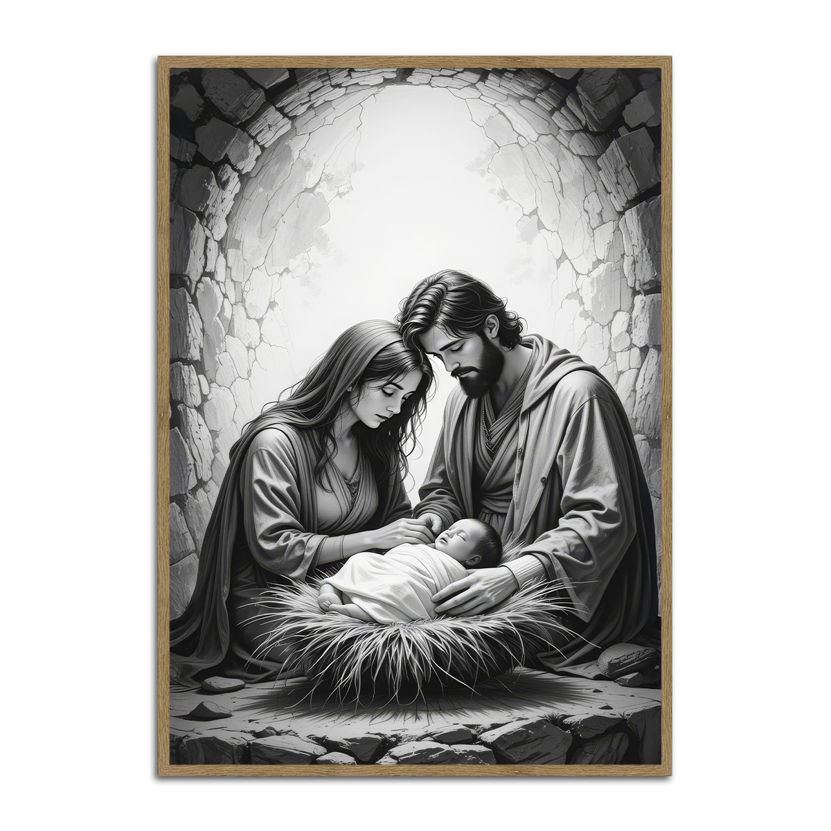 The Holy Family – Nativity of Jesus Metal  Wall Art