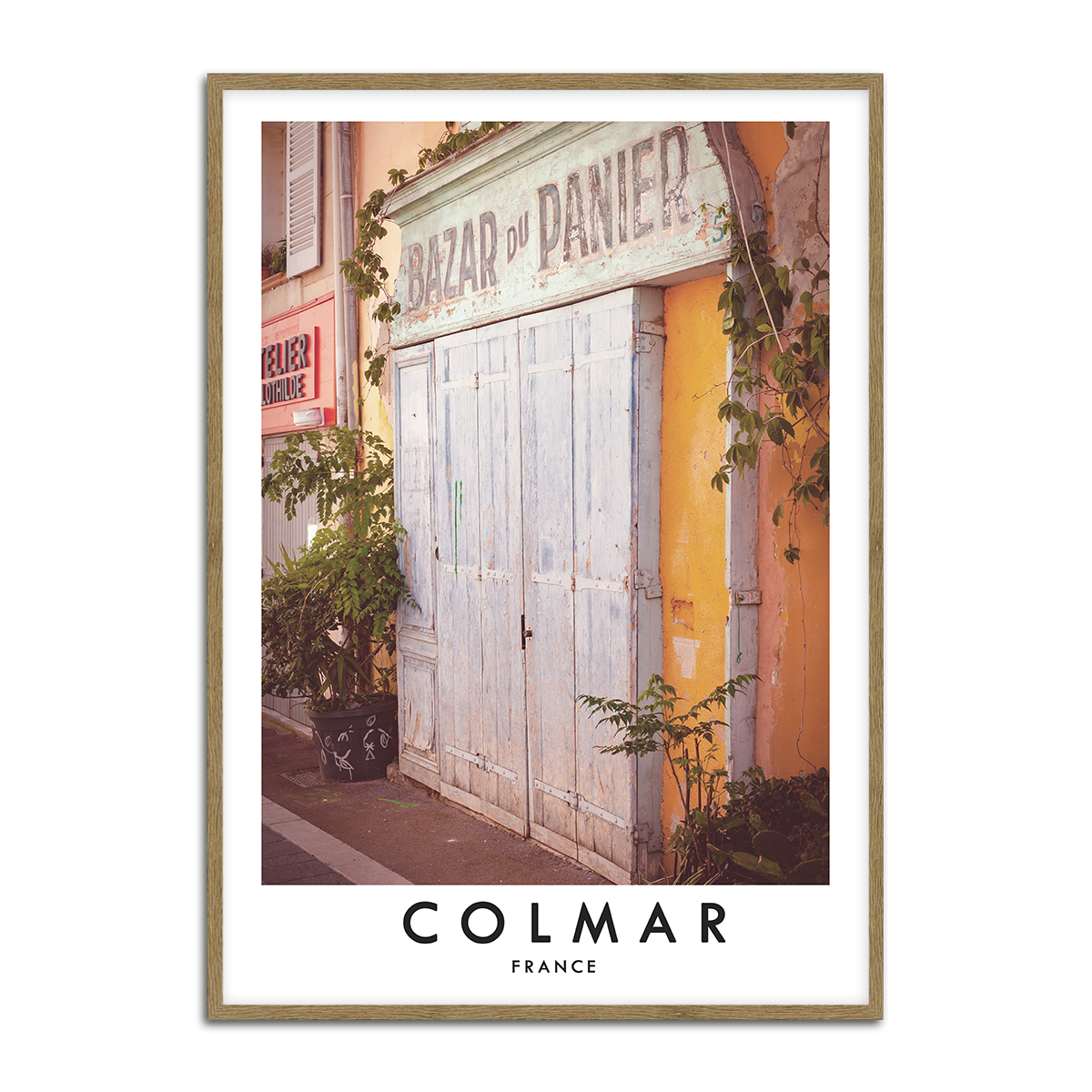 Colmar France Wall Art – Vintage French Street HD Metal Print