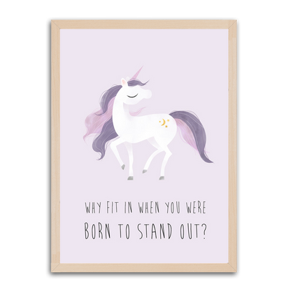 Born to Stand Out HD Metal Wall Art