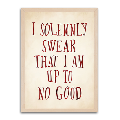 I solemnly HD Metal Wall Art