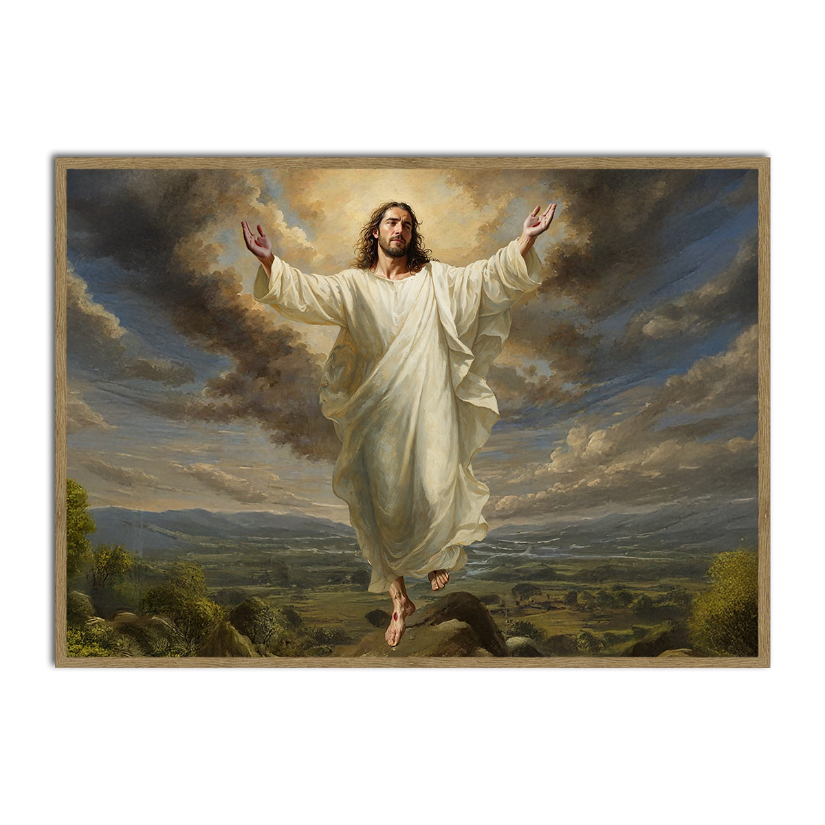 “The Ascension of Christ” – Christian  Metal Wall Art