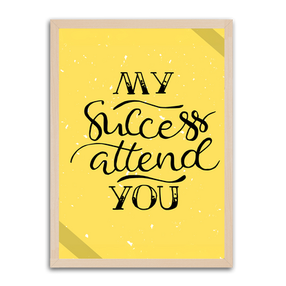 My Success HD Metal Wall Art