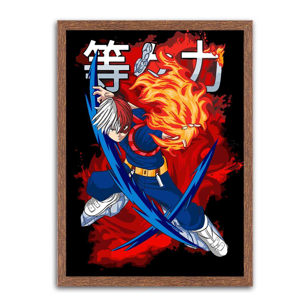 Shoto Todoroki HD Metal Wall Art