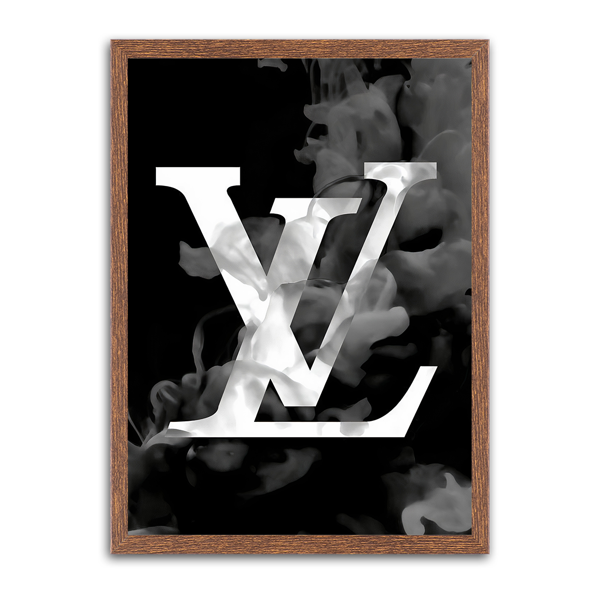 Luxurious Vision: LV Effect HD Metal Wall Art