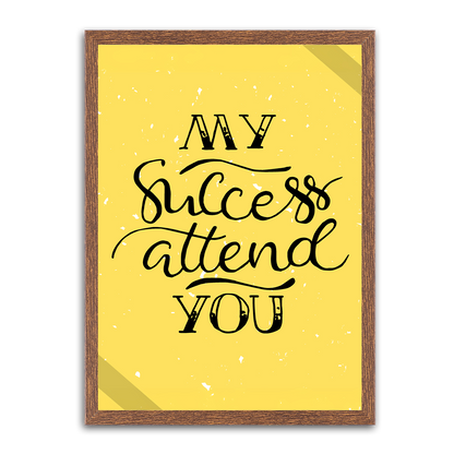 My Success HD Metal Wall Art