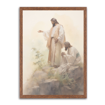 The Transfiguration of Jesus HD Metal Wall Art