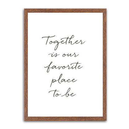 Together HD Metal Wall Art