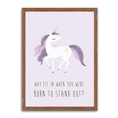 Born to Stand Out HD Metal Wall Art