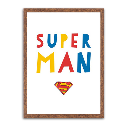 Super MAN HD Metal Wall Art