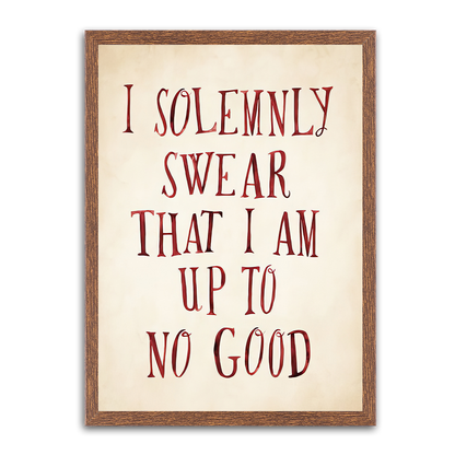 I solemnly HD Metal Wall Art