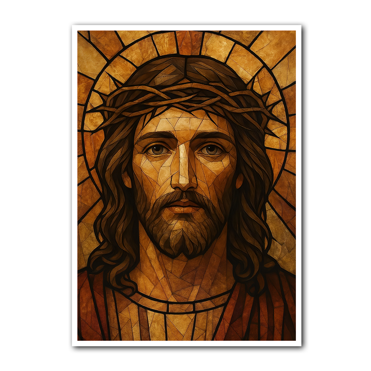 “Crown of Grace” – Jesus Christ Wall Art | HD Metal Print