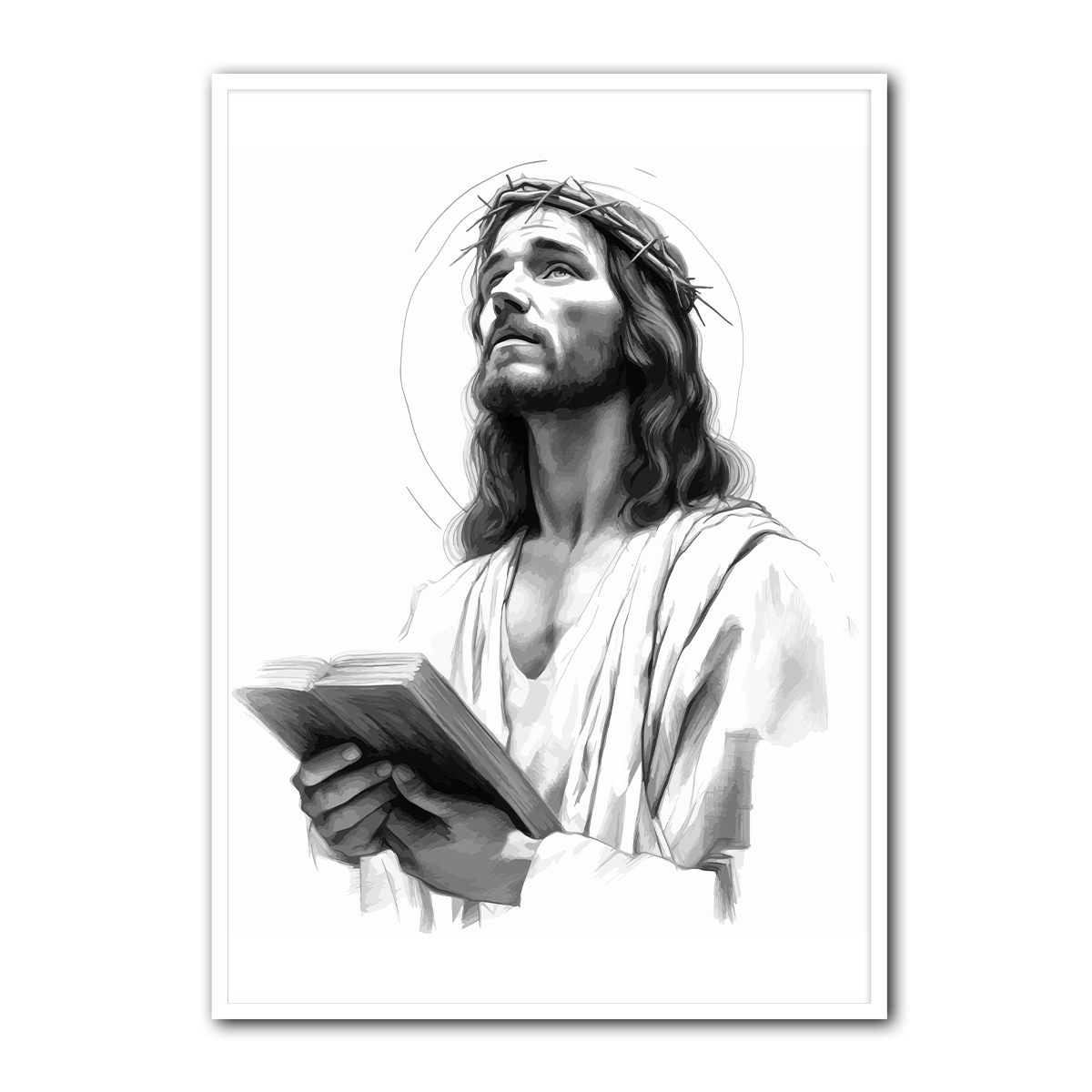 Faith in Prayer – Jesus Metal  Wall Art