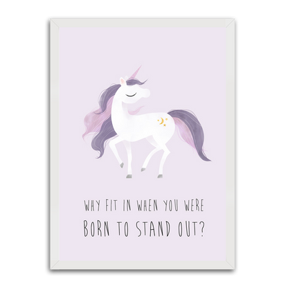 Born to Stand Out HD Metal Wall Art