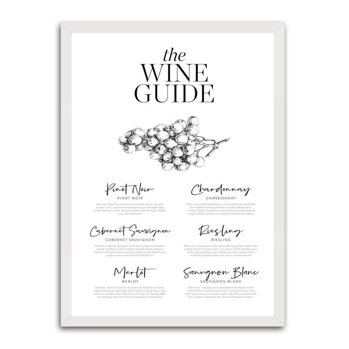 The Wine guide HD Metal Wall Art