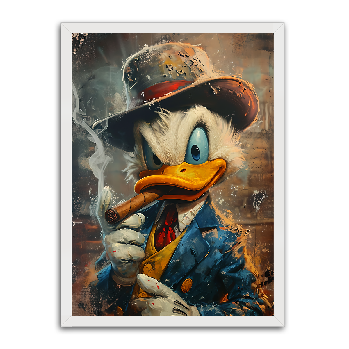 Donald Duck HD Metal Wall Art