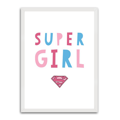 Super girl HD Metal Wall Art