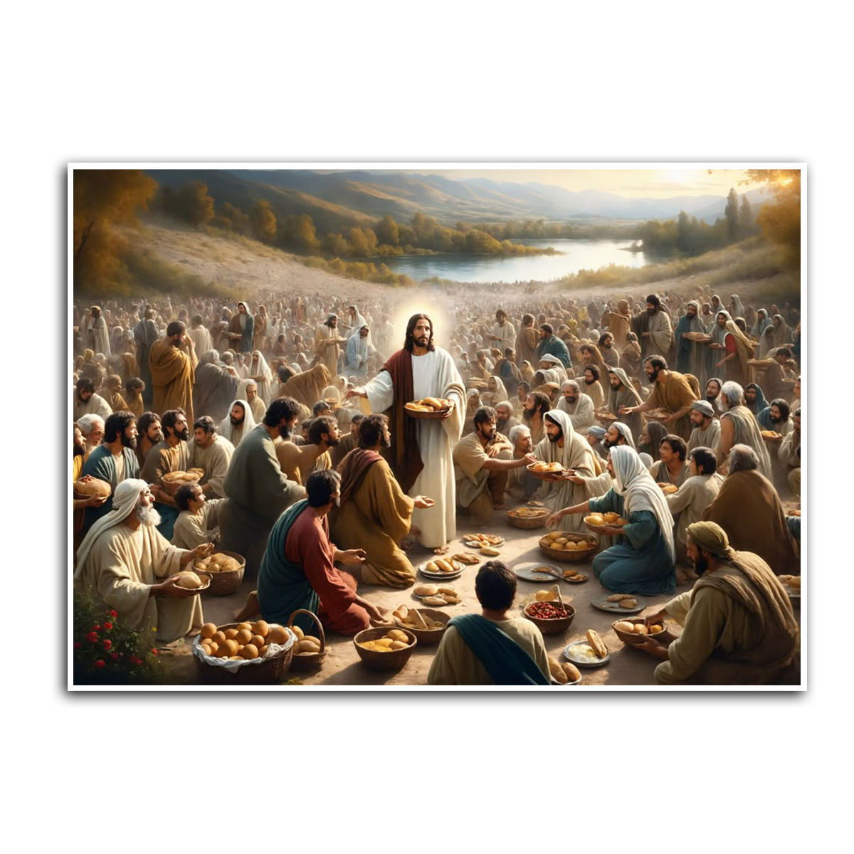 “Bread of Life” – Biblical Metal  Wall Art