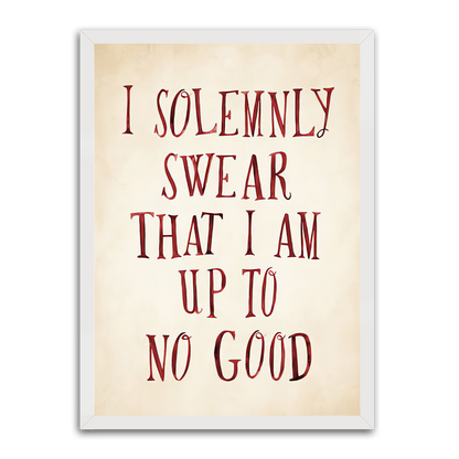 I solemnly HD Metal Wall Art