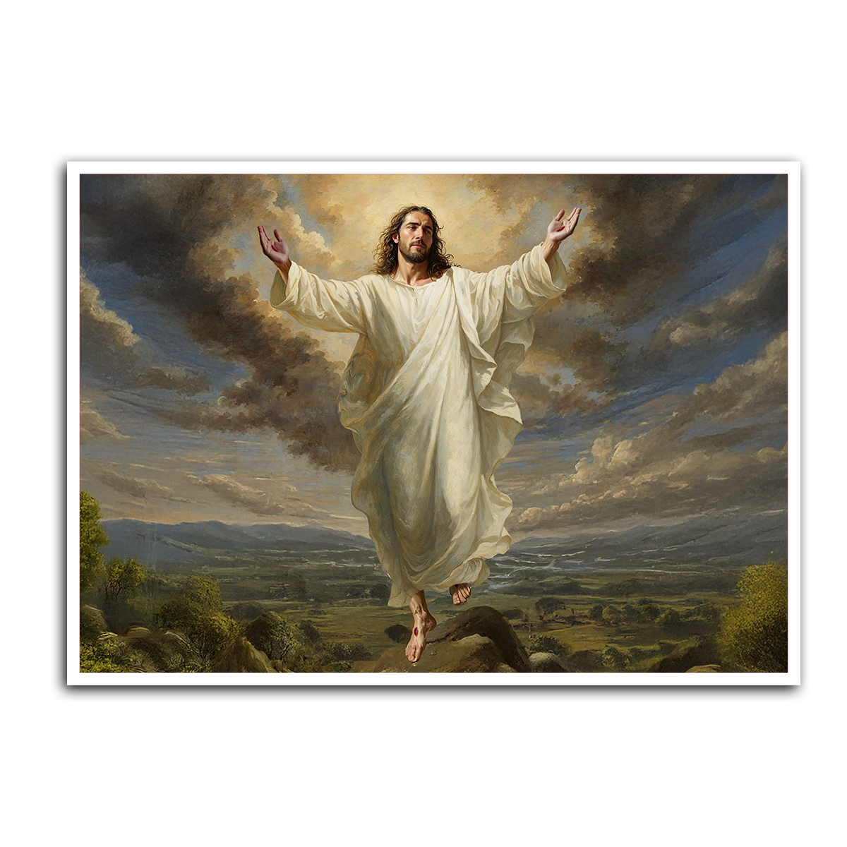 “The Ascension of Christ” – Christian  Metal Wall Art