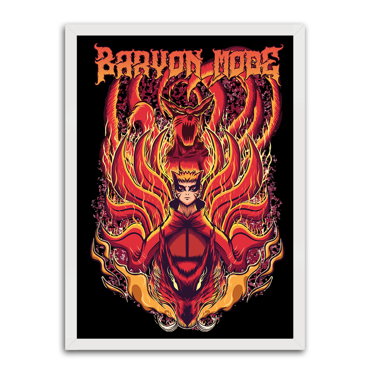 Fighting for Peace: Naruto Uzumaki – HD Metal Wall Art