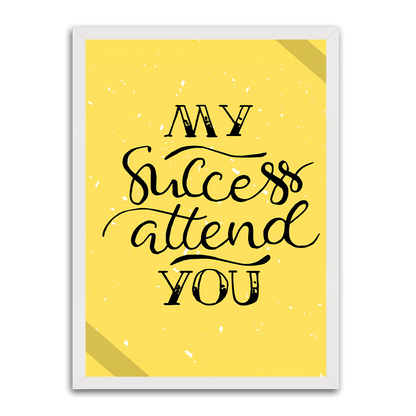 My Success HD Metal Wall Art