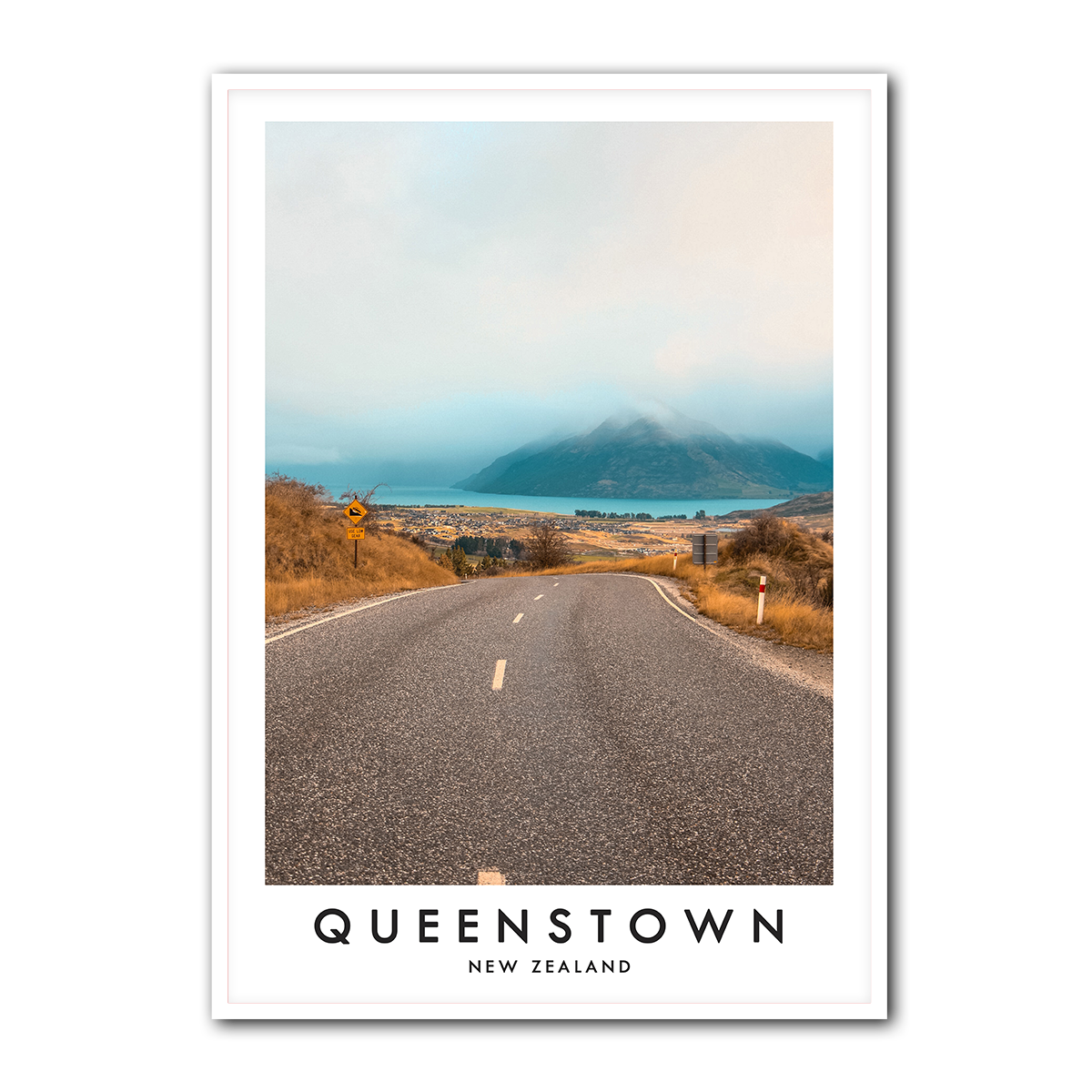 Queenstown New Zealand Metal Wall Art Print