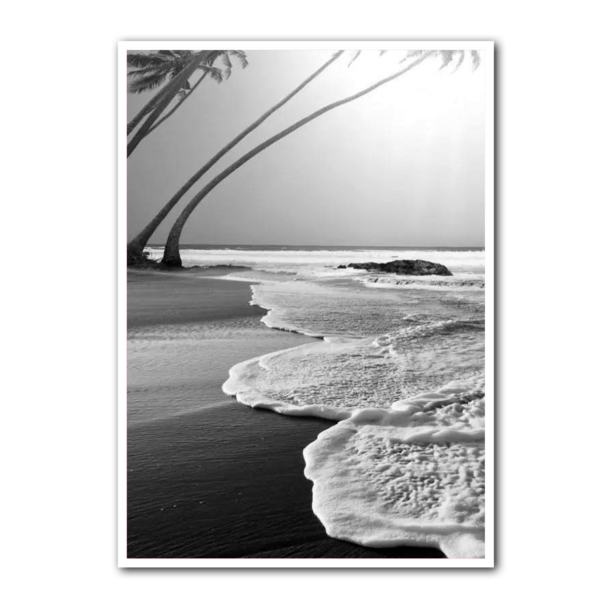 “Waves of Calm” – Modern Beach Metal Wall Art