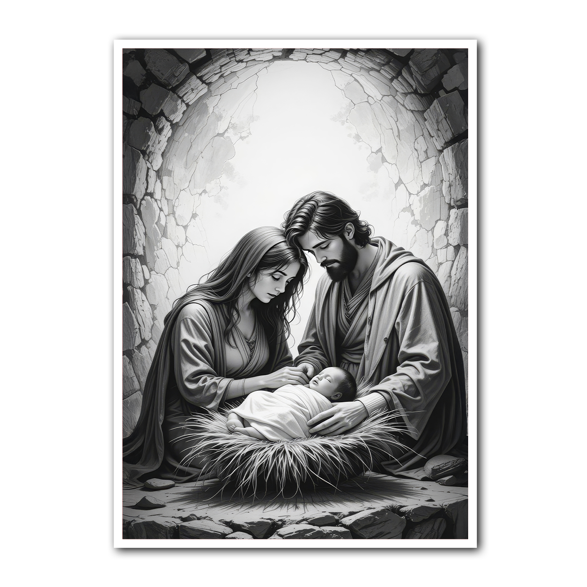 The Holy Family – Nativity of Jesus Metal  Wall Art