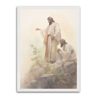 The Transfiguration of Jesus HD Metal Wall Art