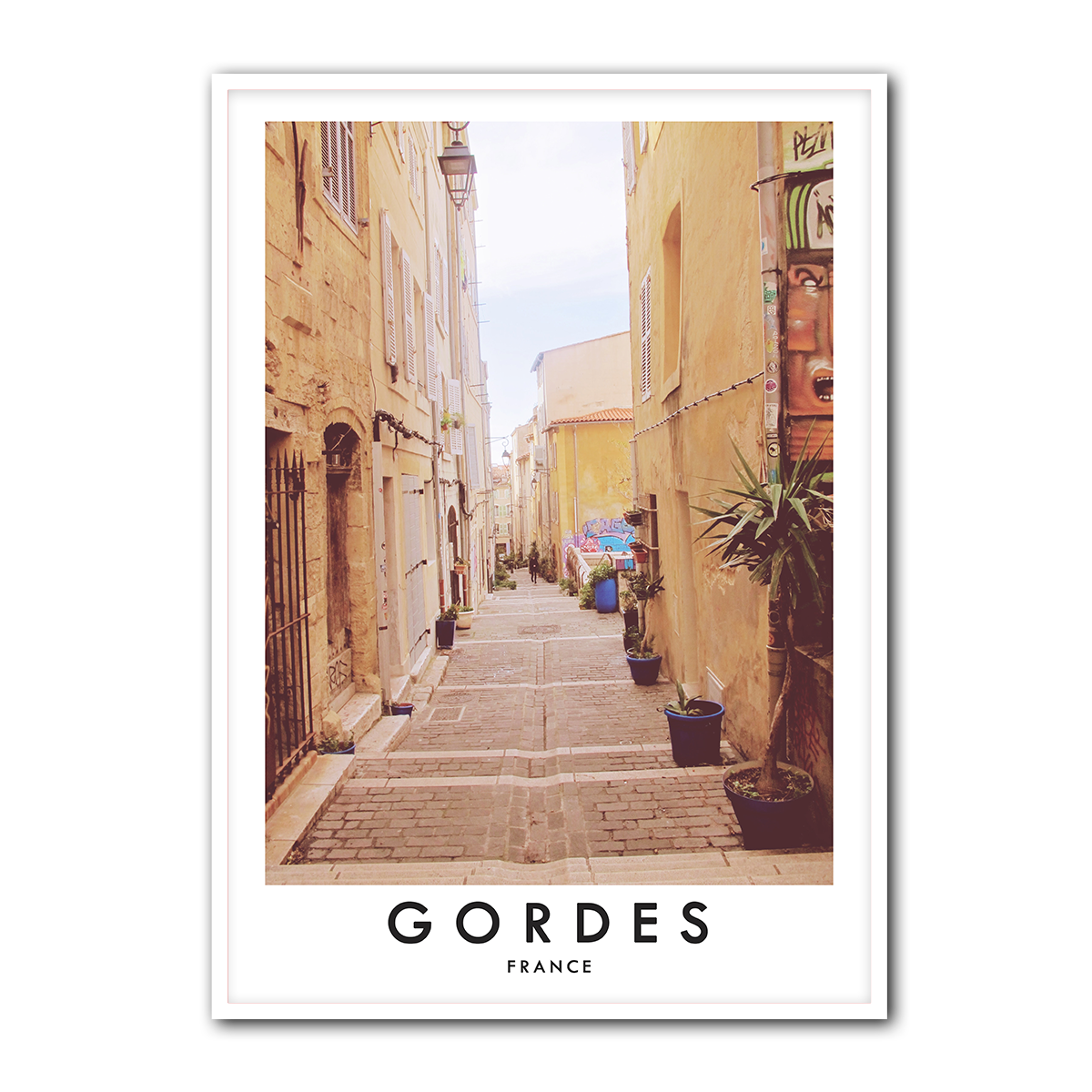 Gordes France Cityscape Metal Wall Art