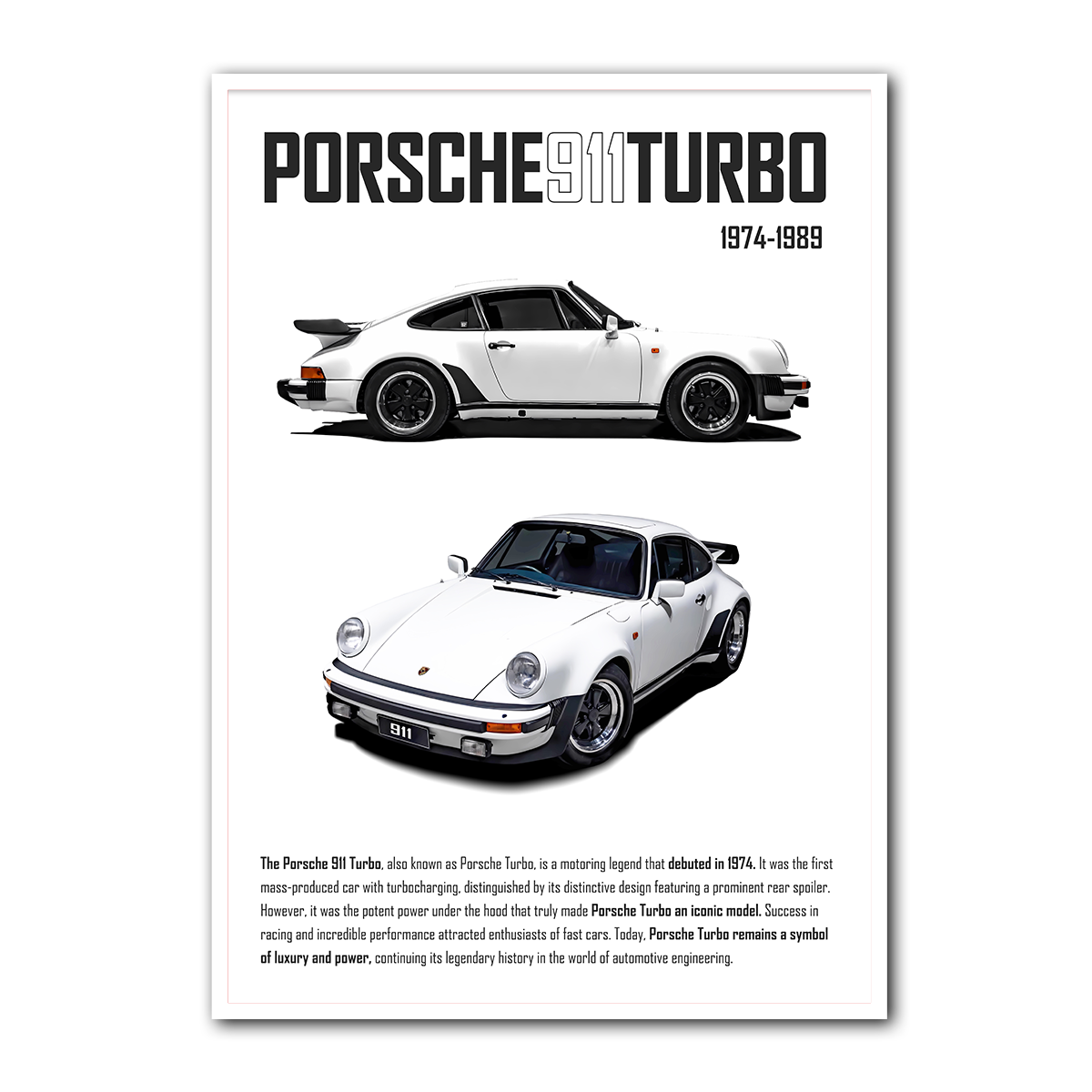 Porsche 911 Turbo  Metal Wall Art