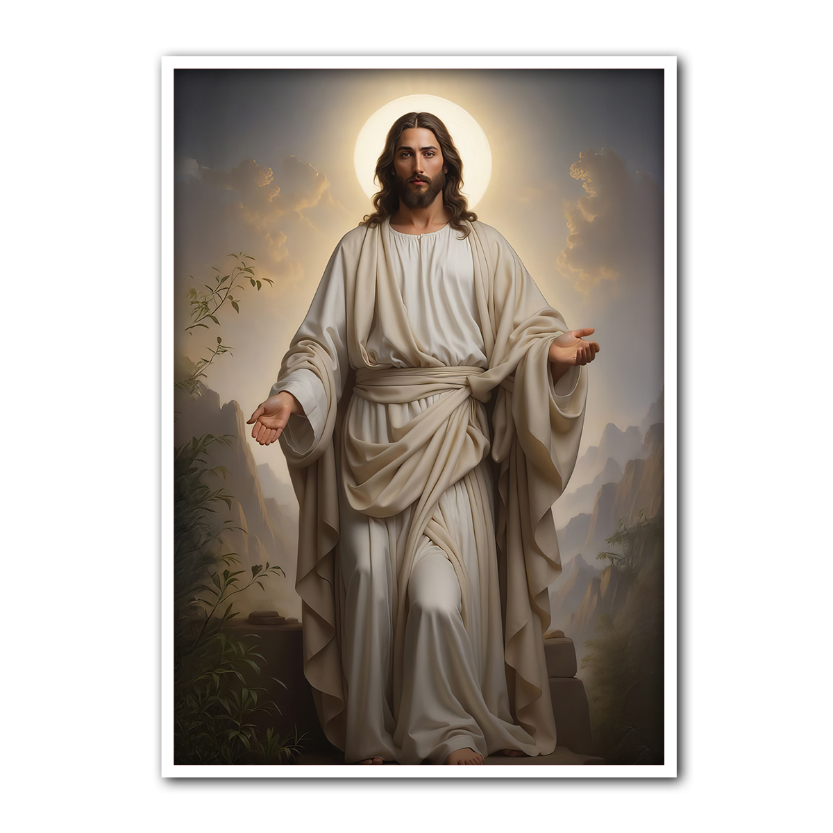 The Risen Lord – Jesus  Metal Wall Art
