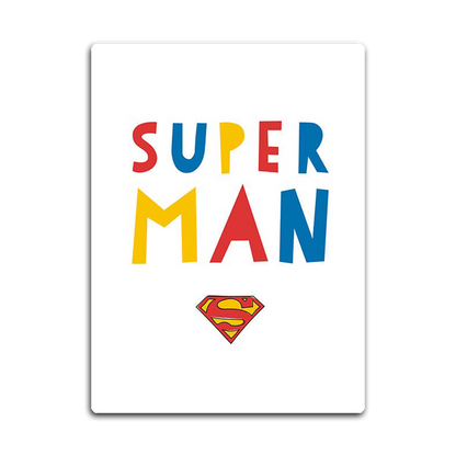 Super MAN HD Metal Wall Art