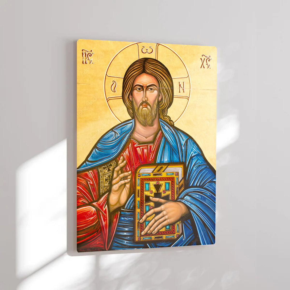 Jesus the Divine Word – Sacred Metal Wall Art