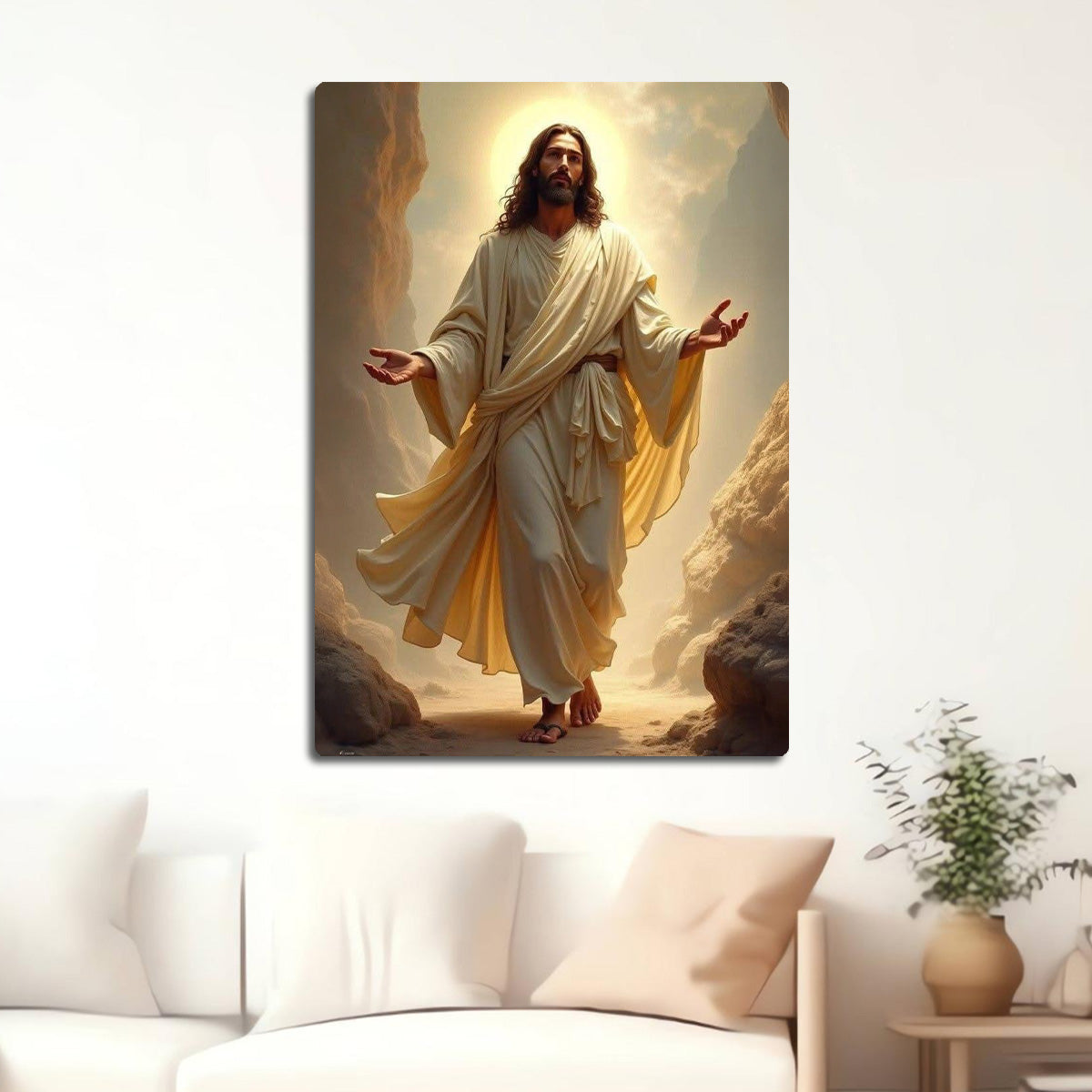 “He Is Risen” – Resurrection of Christ Metal  Wall Art