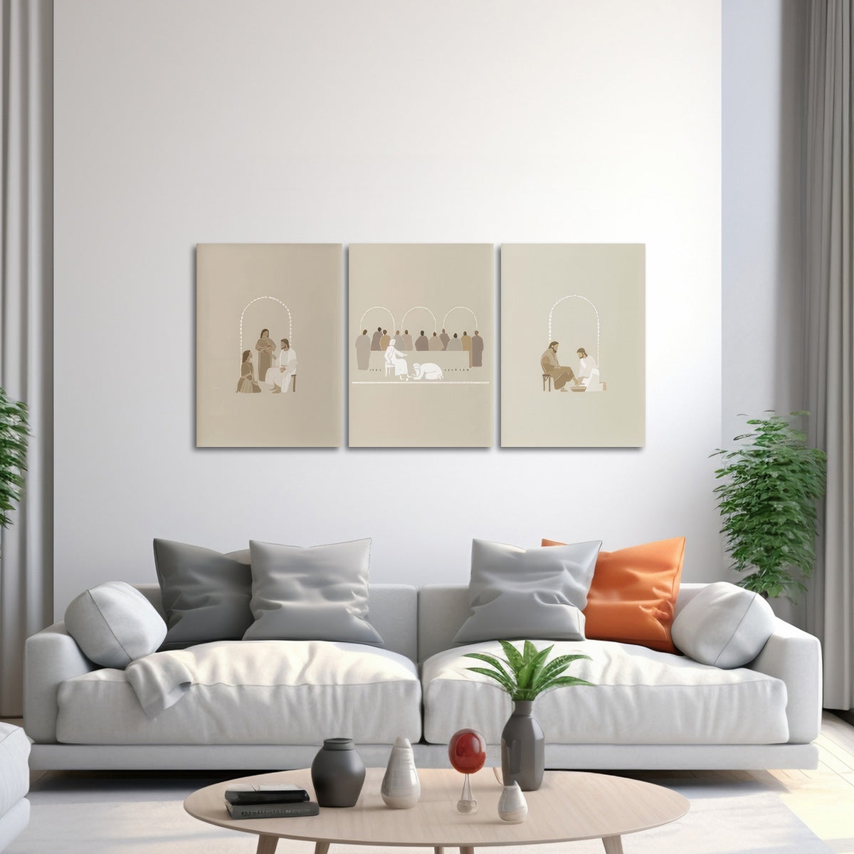 “Moments of Grace” – 3-Panel Christian Metal Wall Art