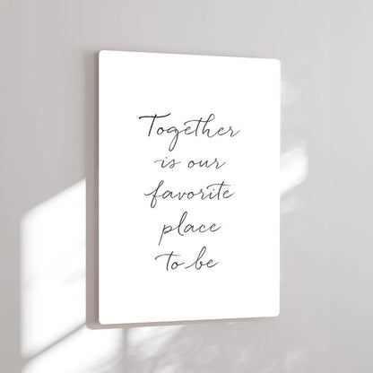 Together HD Metal Wall Art