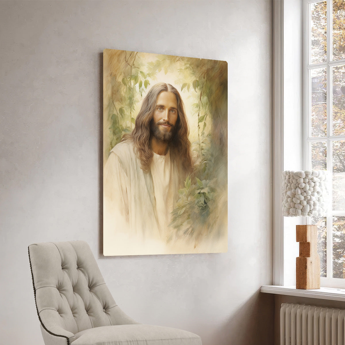 Jesus of Peace – Gentle Light HD Metal Wall Art
