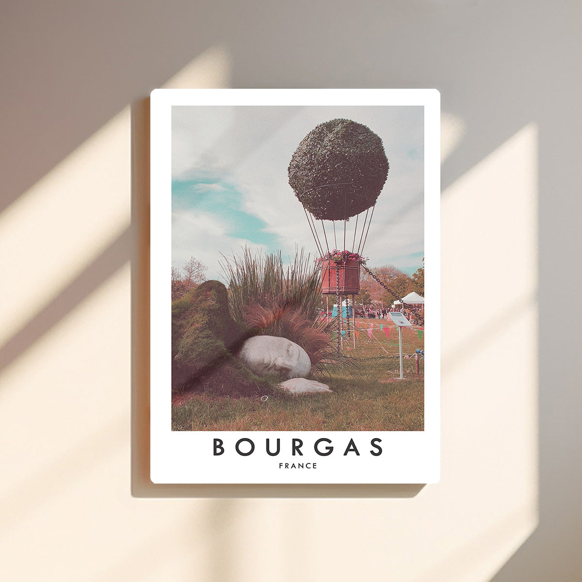 Bourgas France  Metal Wall Art