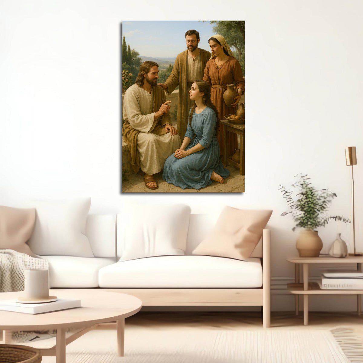 “At the Feet of Jesus” – Christian Metal Wall Art