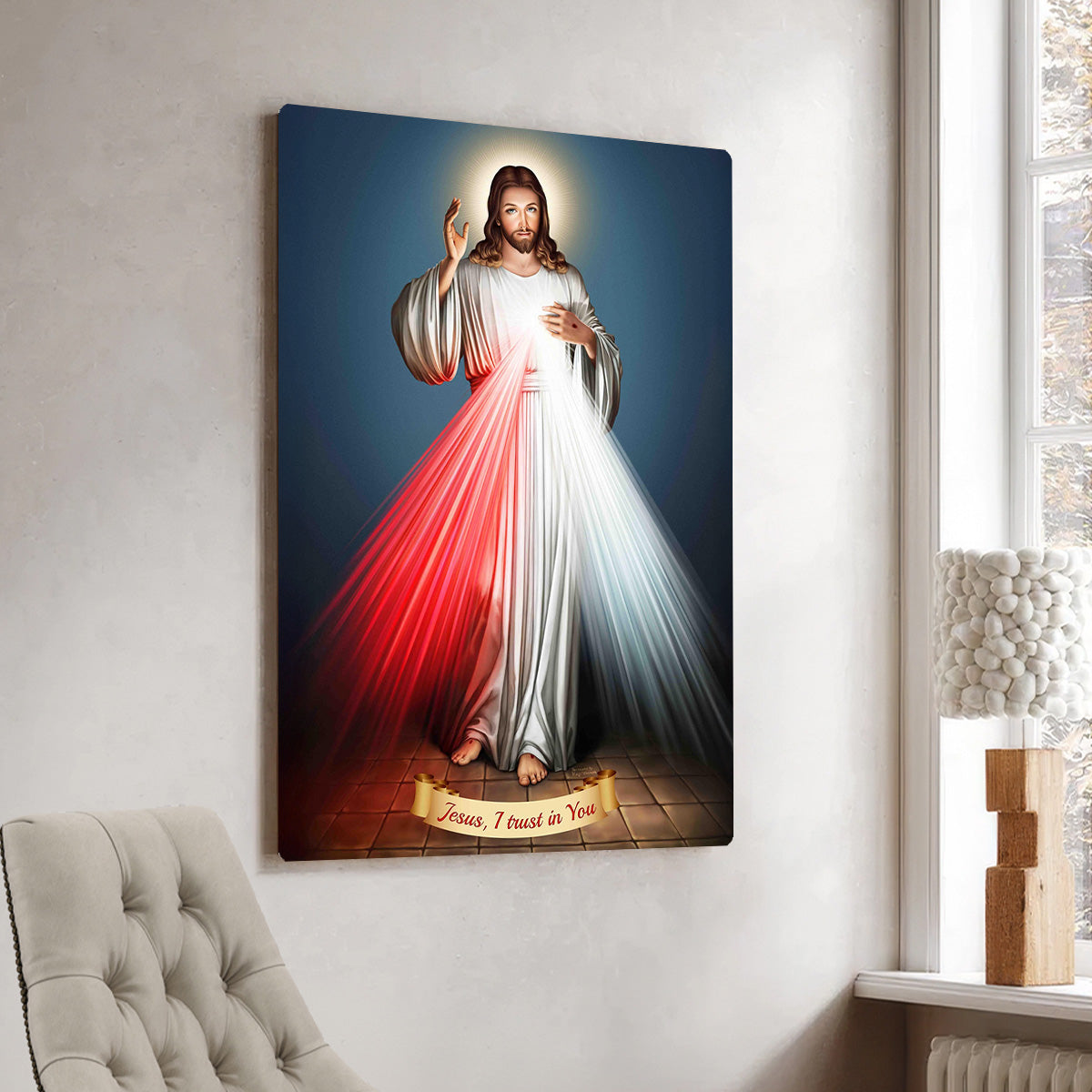 Divine Mercy of Jesus – HD Metal Wall Art