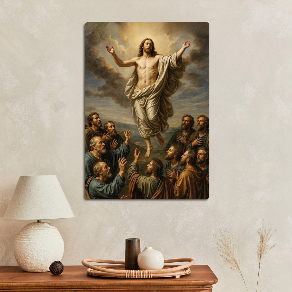 “Lifted in Majesty” – Christian Metal Wall Art