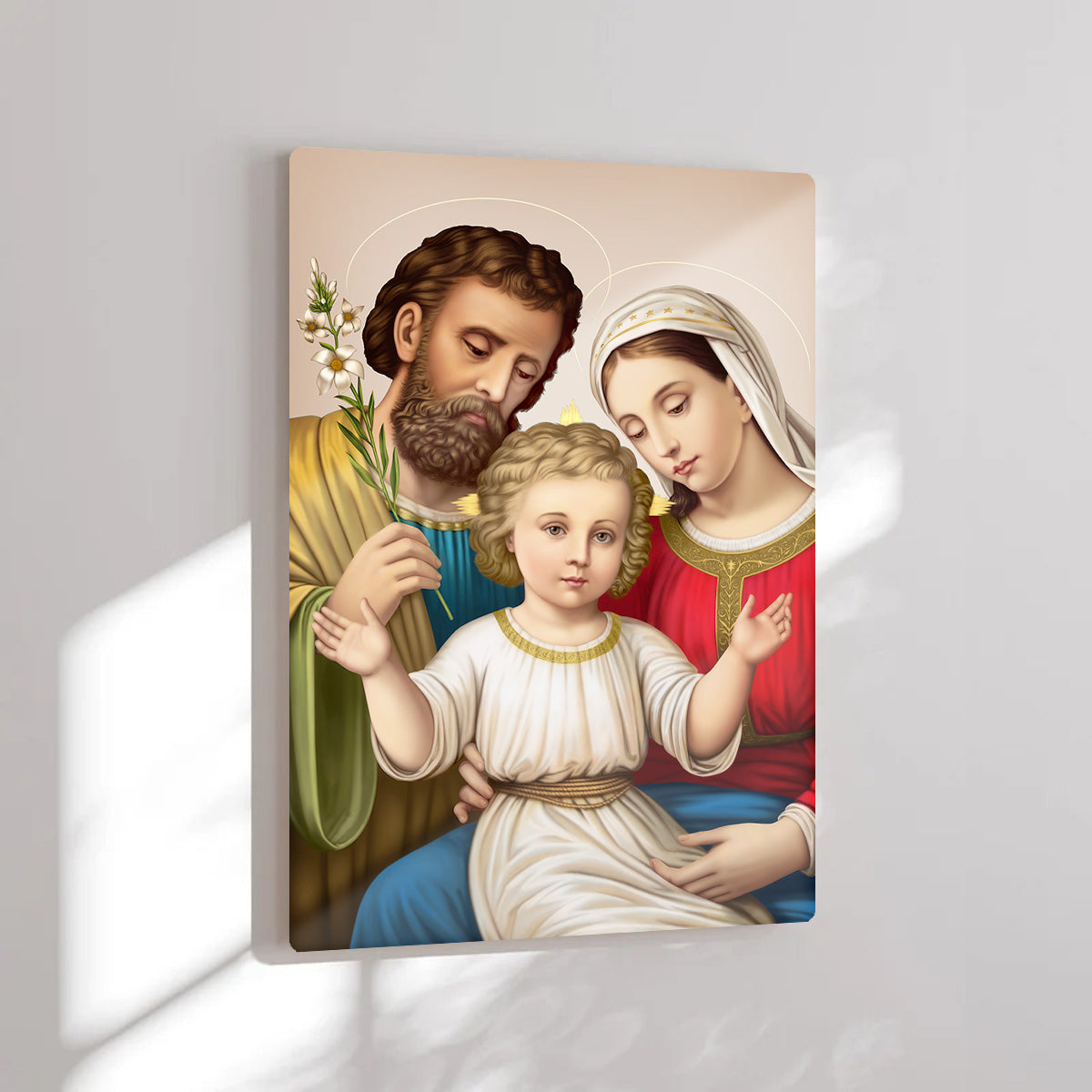 Blessed Home – Holy Family HD Metal Christian Wall Art