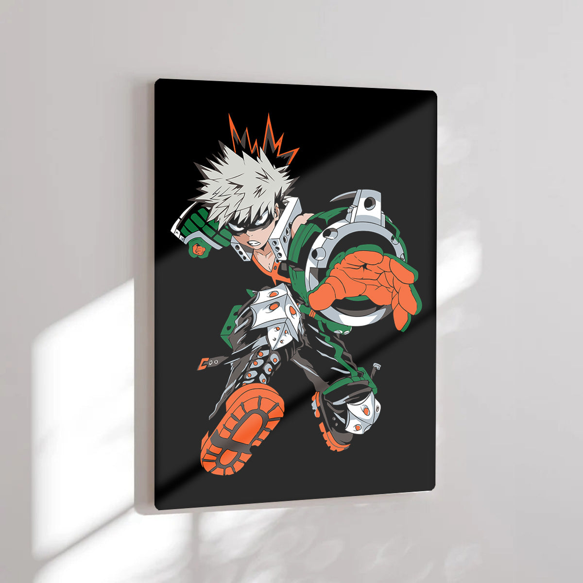 Bakugo Explosion Mode Metal Wall Art