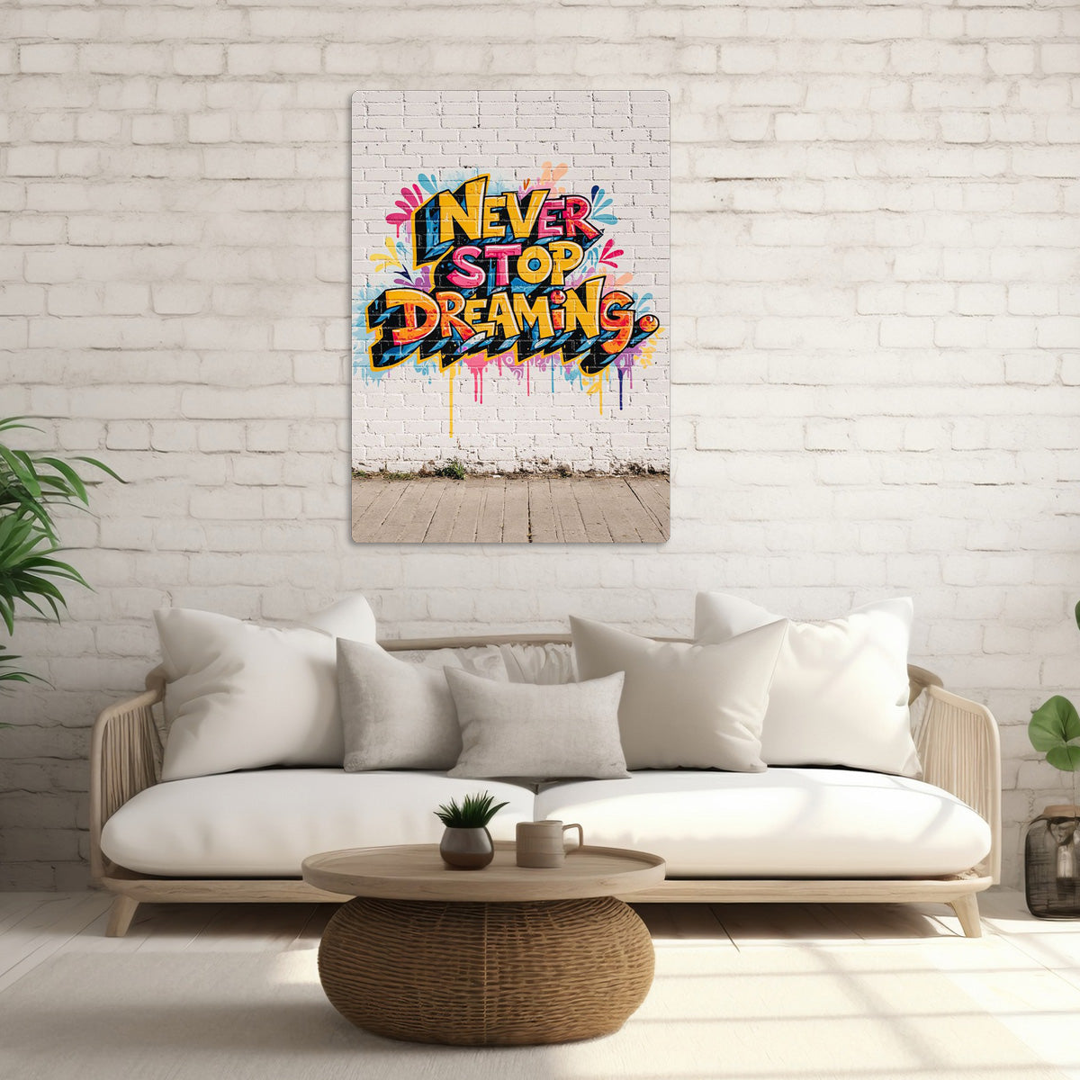 Never Stop Dreaming –  HD Metal Wall Art