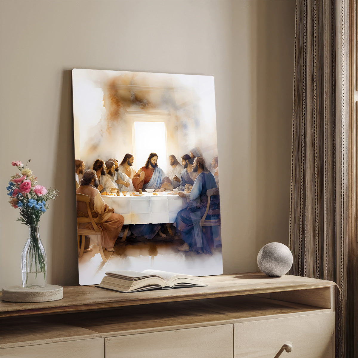 The Last Supper – Divine Communion HD Metal Wall Art