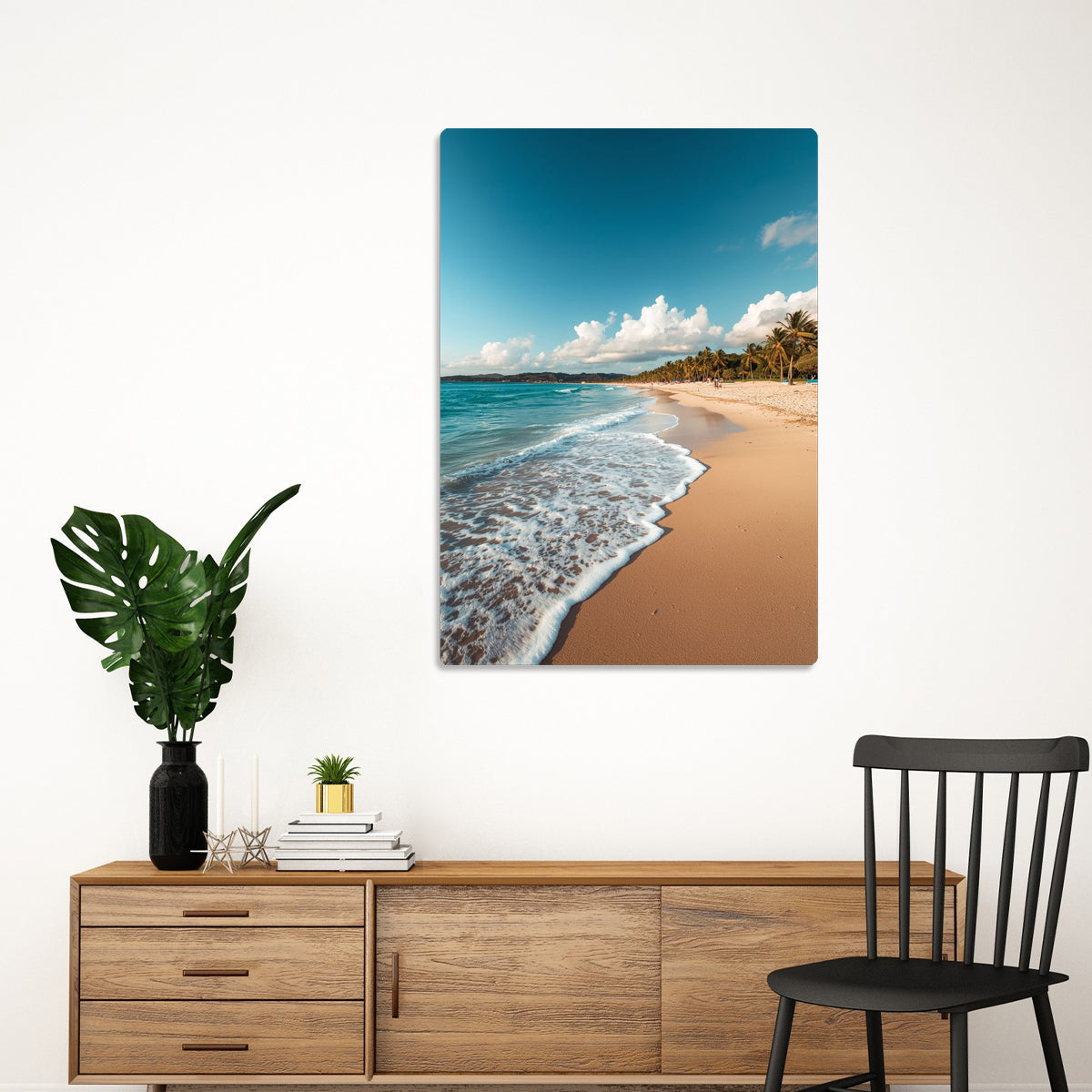 Ocean Bliss – Tropical Beach HD Metal Wall Art